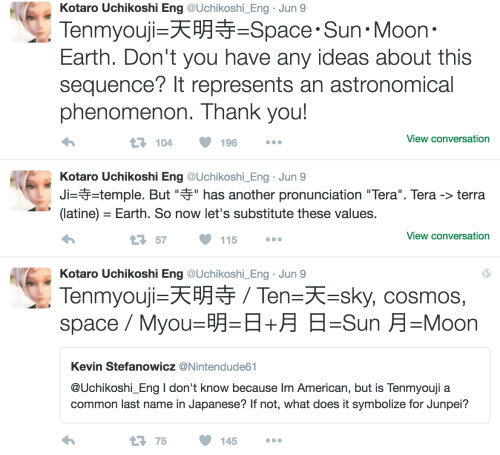 thegamory: Tenmyouji = sun, moon, earthSolar eclipse = sun, moon, earthThis is just too much. Like, 