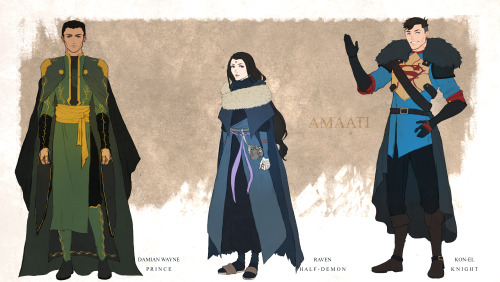 amaati:DC Fantasy Alternate Universe(I’d love to make a whole comic about this au, but I do not have