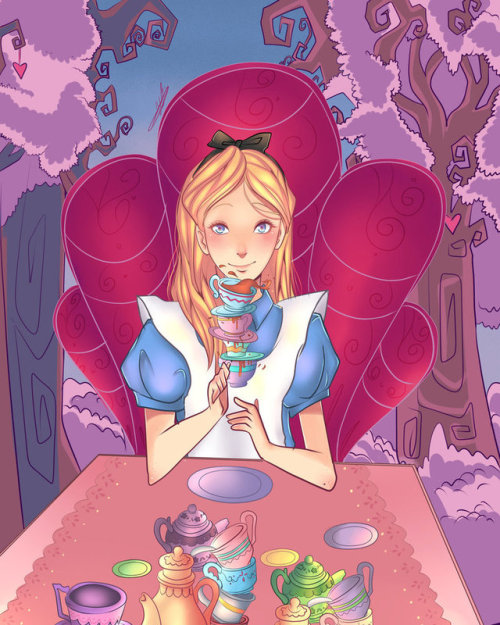 princessesfanarts:alice in wonderland by Invader-celes