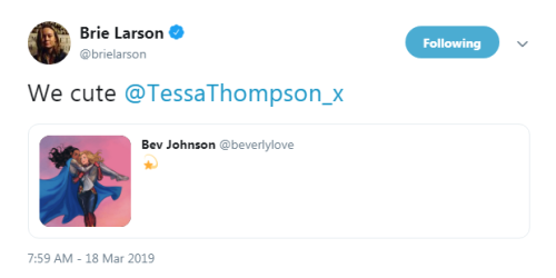 profeminist: Art by Bev Johnson | Artist website Brie Larson: We cute @TessaThompson_x Tessa Th