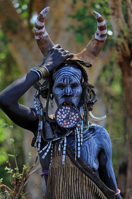 Women of the Mursi Tribe, Omo River Valley, Ethiopia