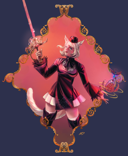 My first post of 2021, finished this FFXIV commission