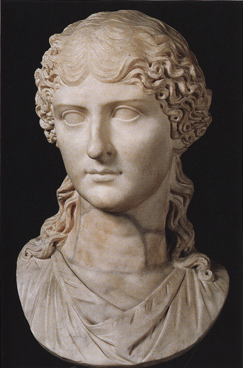 novitas-romanitas:Agrippina the Elder - daughter of M. Vipsanius Agrippa and Iulia Augusti (Julia th