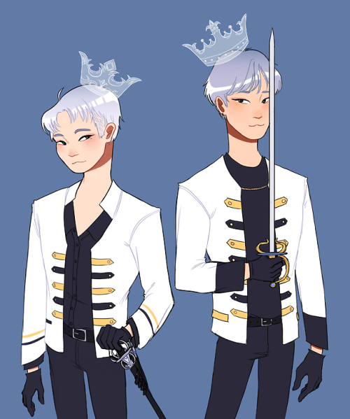 their bring it outfits really made me think of them being princes // twt