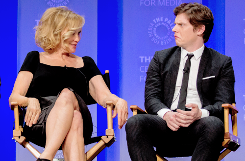 fuckyeahjessicalange:  Jessica Lange & Evan Peters | PALEYFEST LA 2015 honoring AHS: Freak Show (03.15.15)