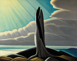 thunderstruck9:   Lawren Harris (Canadian, 1885-1970), North Shore, Lake Superior, 1926. Oil on canvas, 102.2 x 128.3 cm. via lilacsinthedooryard 