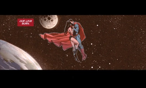 Some stills from Superman and Wonder Woman Vs Wonderstar and some other bad guys, or simply falling 