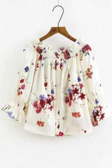 boombyy: Tumblr Fancy Floral Tops Up To 45% OFF  Blouse  // Shirt  Tee  //  T-Shirt