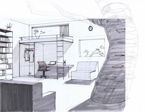 tree house design for Creative Perspective with Robert Hunt