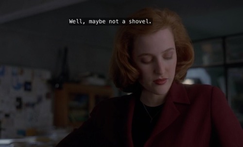contexfiles: In which Scully calls Mulder a ho