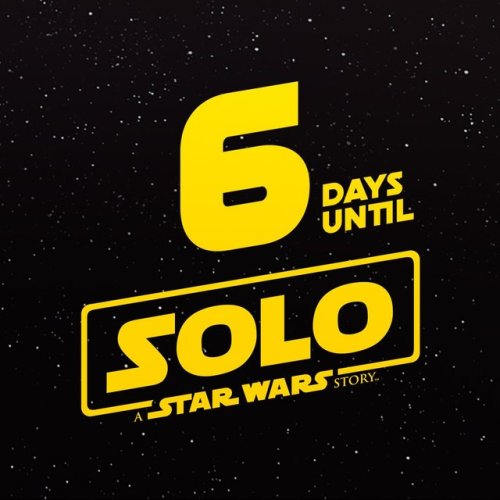 6 days until #Solo: A #StarWars Story https://t.co/2yJJDXuxB0@StarWarsCount