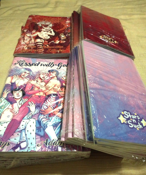 starsnsuchpro: Hard copies arrived today!!  We’ve got some extras after the preorders get sent out, 