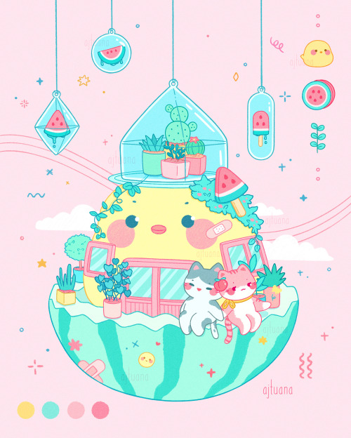  Adventures with Egg and Peach, which one’s your fav? Prints| Wallpapers | Instagram| Tw