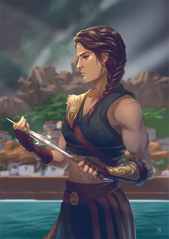 denimcatfish: Missed drawing Kassandra