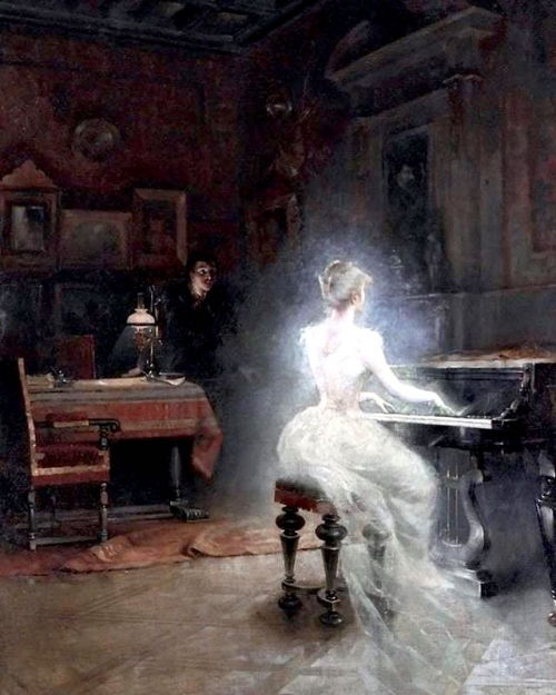 betweenbeatriceandbaudelaire:The Spirit by Georges Roux (1885)
