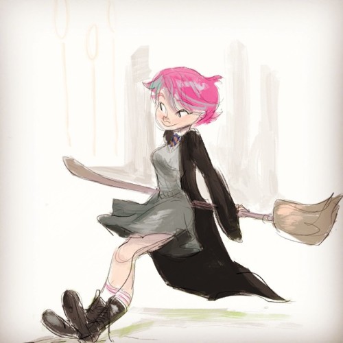 lisaveeee: Hogwarts years Tonks because time doesn’t heal all wounds. #sketch #digital #harrypotter 