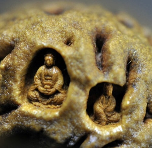 changan-moon:chinese cultural heritage | microscopic carvings on nut shell via 中国设计品牌中心