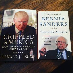 I have a feeling it&rsquo;s coming down to these two.. While I don&rsquo;t necessarily like one of them, I still need to stay informed and educated.. Time to do some reading. #politics by 6feetofsunshine