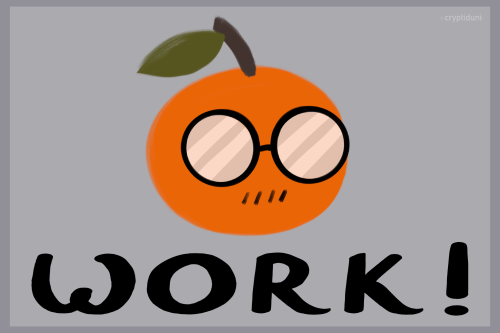 Motivational Oramg, Please Do Not Eat.
