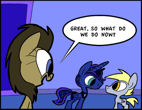 timeoutwithdoctorwhooves:  The 63 Switcharoo Part 22  X3! *ahem* SQUEEEEE~!