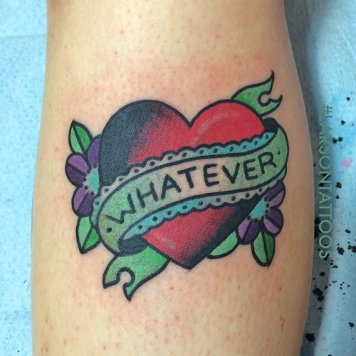 jonlarsontattoos:  This was whatever #larsontattoos