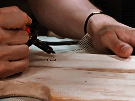 Woodworking With Yoongi