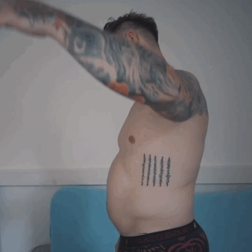 fattdudess:  Johannes Kwella & his sexy growing belly