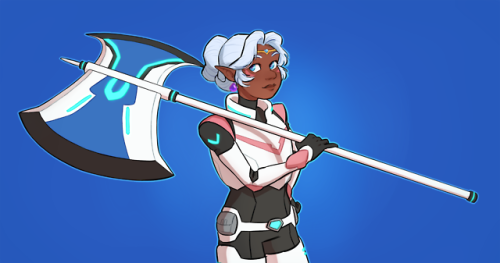 sov-ja: a while ago i saw something amazing and i can’t stop thinking about allura with an axe