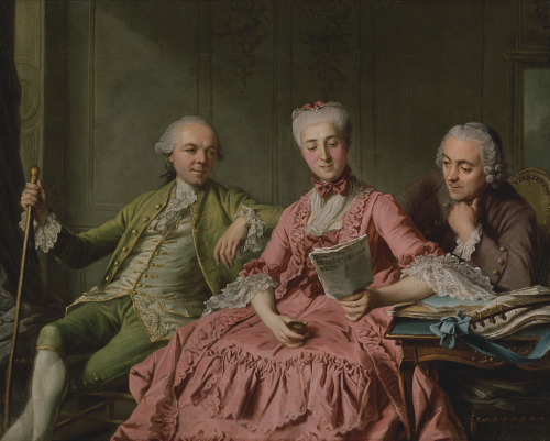 Jacques Wilbaut (French; 1729–1806)Presumed Portrait of the Duc de Choiseul (left) and Two Companion