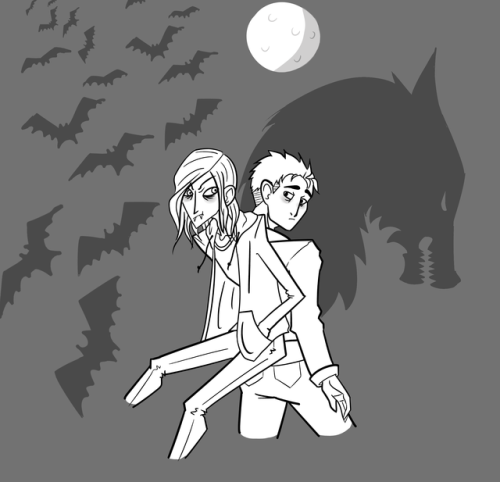 Angry Vampire Yuri with Sad Werewolf Otabek is my aesthetic tbh.Based on this fic: A Heart Beat