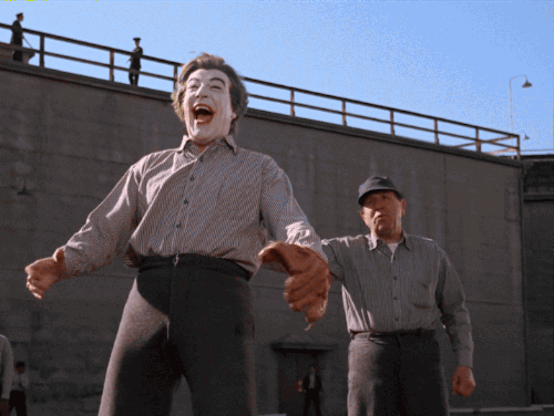 gameraboy:  Gotham State Penitentiary softball league.Batman (1966), “The Joker