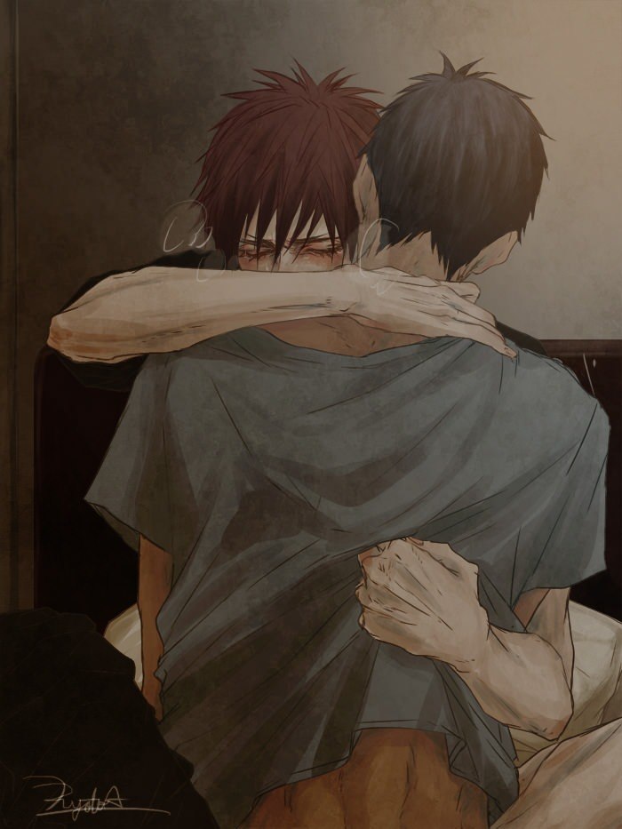 kurobasgay:  5/10: AoKaga Day [5/10] source 
