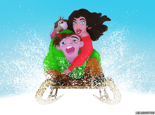 LIKE A DISNEY SIR ADVENT CALENDAR December 15th : 10 days left before Christmas !Quasimodo, Esmerald