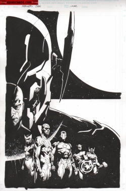 ungoliantschilde:  Avengers: Rage of Ultron, Vol. 1 # 1, by Jerome Opena* and Dean White.  *the original artwork that Jerome Opena penciled and inked for this cover is currently up for sale. if you are interested, go to this www.KwanChang.com link and