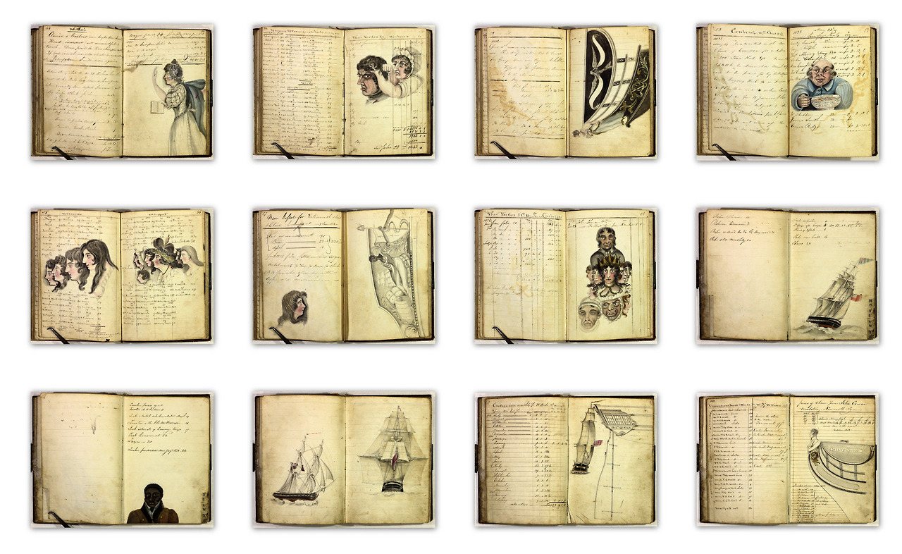 michaelmoonsbookshop:  michaelmoonsbookshop:Two notebooks used by Kelsick Wood a