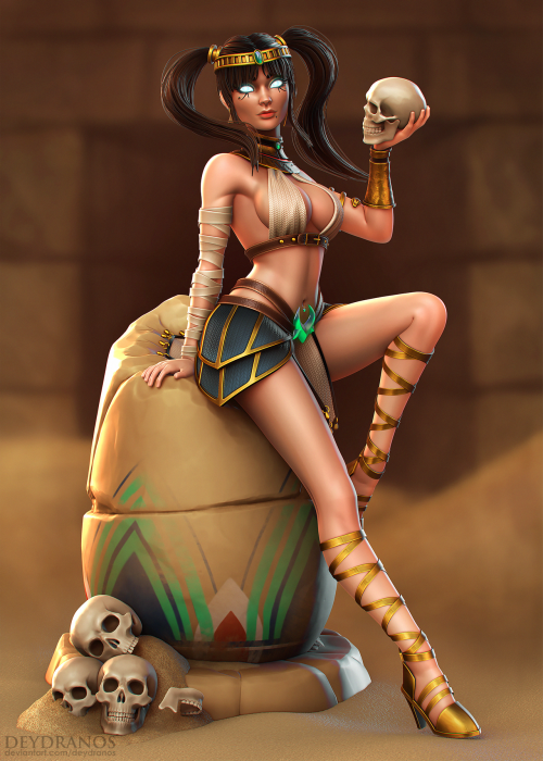 naughtyhalloweenart:  Pharaoh Araceli by Deydranos