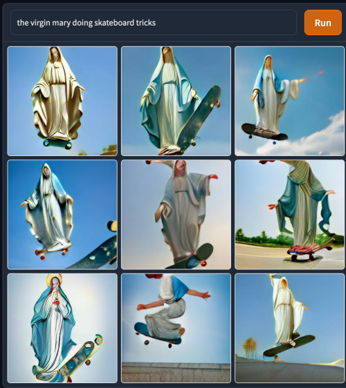 tricornking: @apocrypals Holy Mother Mary has taken up a new hobby in her retirement