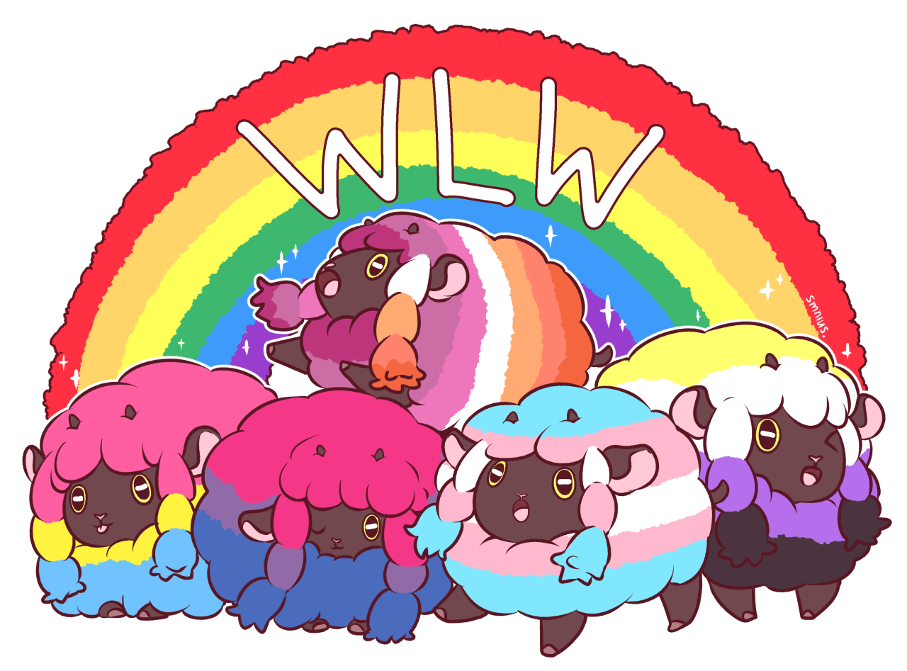 smnius:Have some WLWs (WooLooWoos) for Pride Month!!