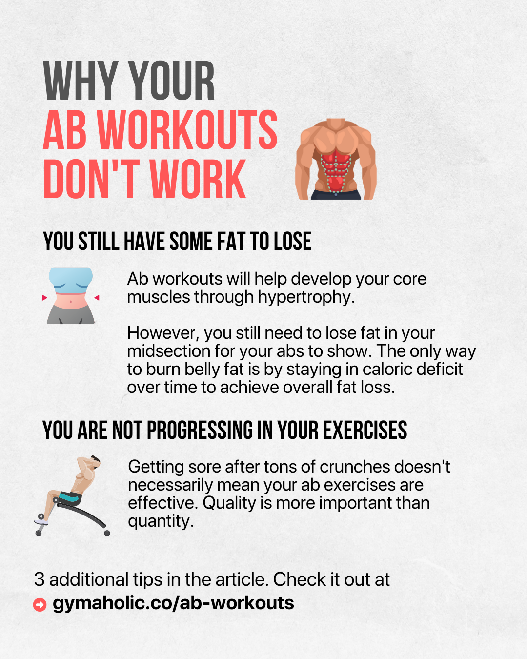 Why your ab workouts don’t work