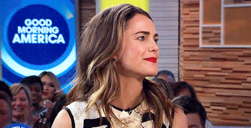 b99:Keri Russell on Good Morning America, March 25th
