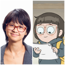 Happy Birthday Charlyne Yi!!! Can you see the resemblance to her character Chloe on We Bare Bears?