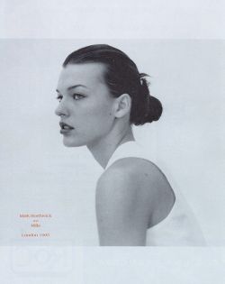 Petyagencheva:  Millamile:  Milla Jovovich By Mark Borthwick, 1995»  Most Beautiful