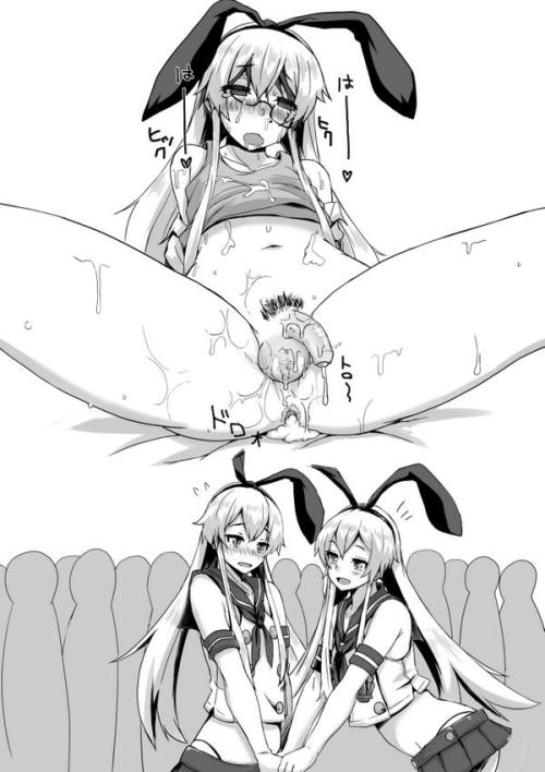 I love this mini-comic. I’ve jerked off to it a few times imagining I was the boy being transformed. This is before I learned the girl’s official name: Shimakaze. And now there are two!