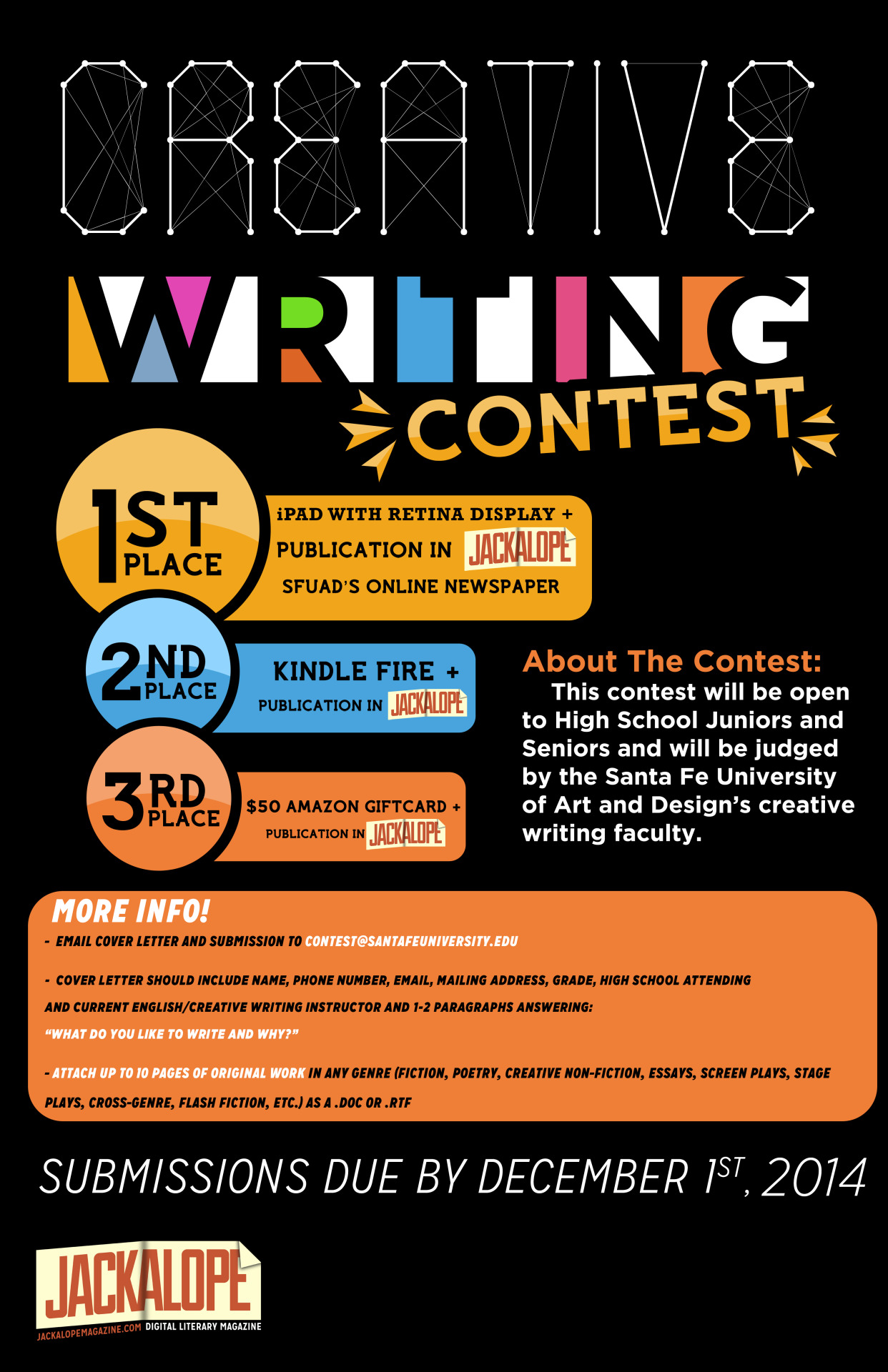 creative writing competitions for middle school students