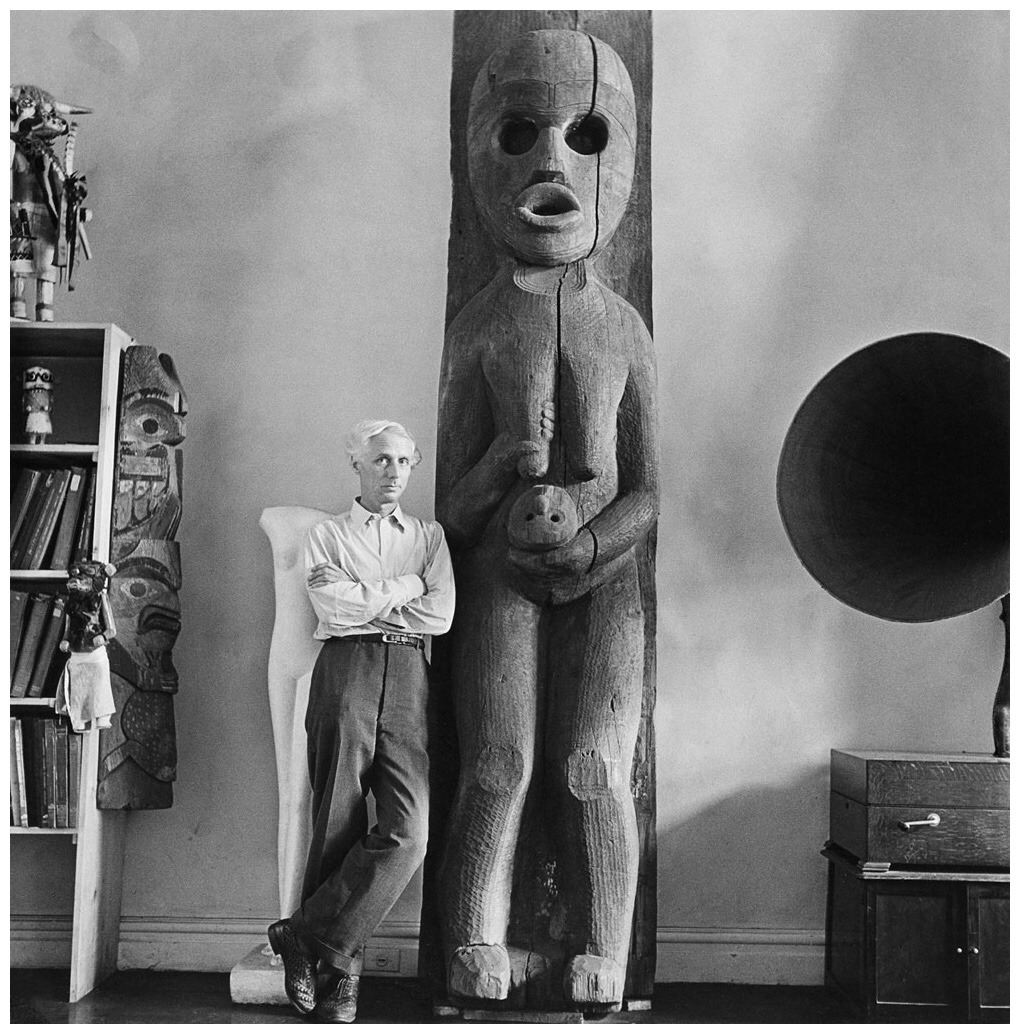 painters-in-color: Max Ernst at Peggy Guggenheim’s home, New York, 1942 by Hermann