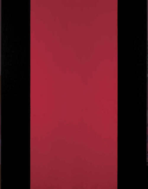 Barnett Newman - The Way II (1969), Acrylic on canvas.