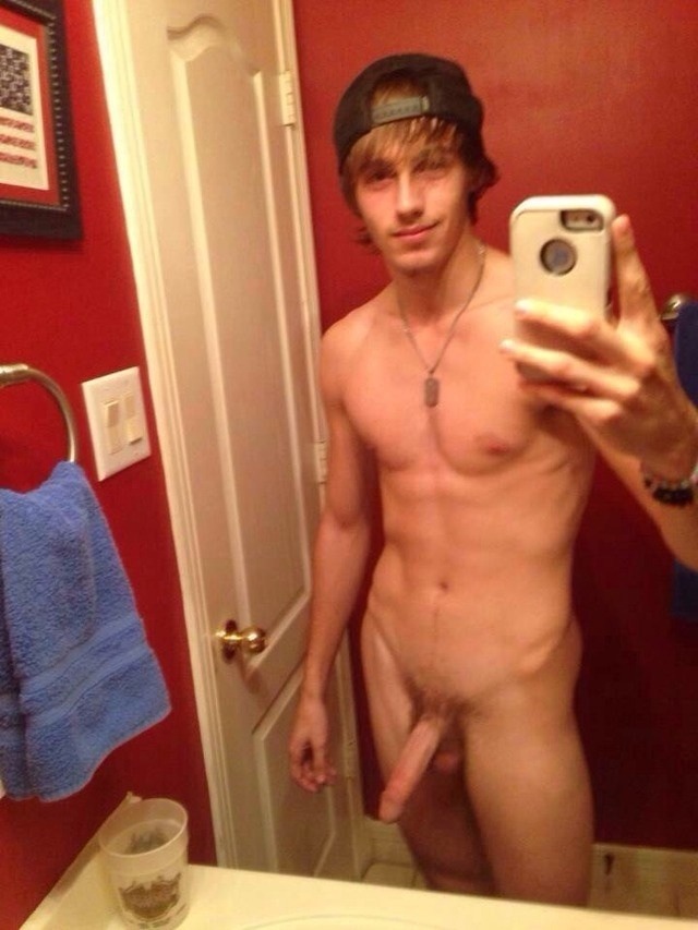 Naked bathroom mirror selfies nude