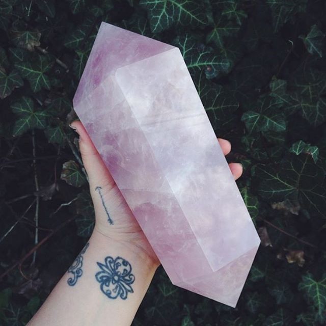 weloveminerals:  Rose quartz  insta user: _ theopaque _