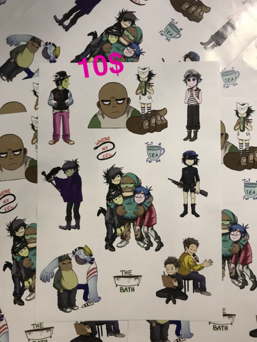 trashfrog99:Hi, I printed more stickers! Payment via PayPal, DM me if you’re interested ~(Prices for