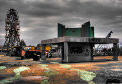 lostlosangeles:  Souvenir dreams on Flickr.Pause for a moment and take a breath Settlements are in the works abandoned Six Flags - New Orleans